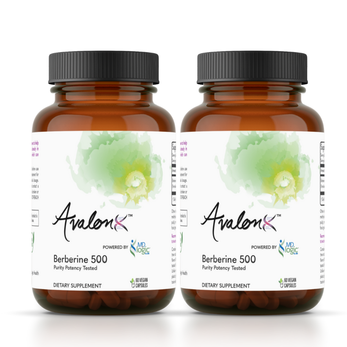 Berberine 500 Subscription (2 bottles) - AvalonX + MD Logic Health