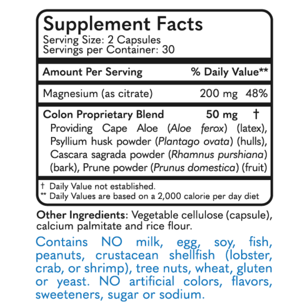 Colon Rx Label Colon Cleanse - MD Logic Health – MD Logic Health®