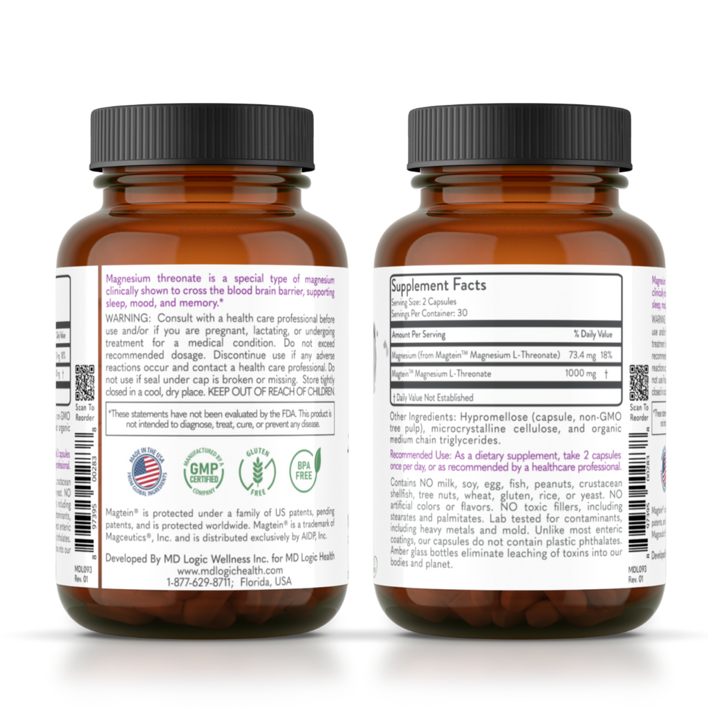 Magnesium Nightcap Subscription (2 bottles) - MD Logic Health